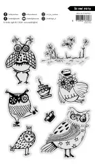 Art By Marlene - Clear Stamps - An Owl Party