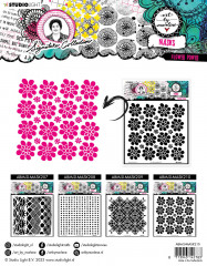 Studio Light Mask Stencil - Signature Collection Nr. 210 - Flower Power