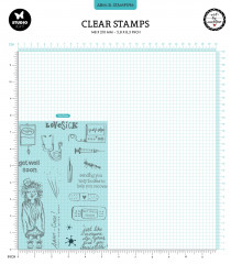 Studio Light - Art By Marlene - Clear Stamps - Aaah-Choo!