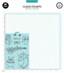 Studio Light - Art By Marlene - Clear Stamps - Owlicious