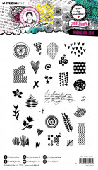 Cling Stamps - Signature Collection ABM Nr. 689 - Journaling Deco