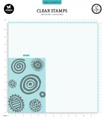 Studio Light - Art By Marlene - Clear Stamps - Circle Salad