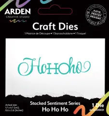 Arden Creative Studio - Stencils - Sentiment Series - Stacked Ho Ho Ho