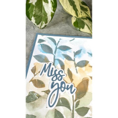 Arden Creative Studio - Craft Dies - Sentiment Cloud - Miss You