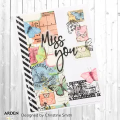Arden Creative Studio - Craft Dies - Sentiment Cloud - Miss You