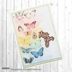 Arden Creative Studio - Craft Dies - Sentiment Cloud - Miss You