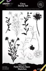 Arden Creative Studio - Clear Stamps - Maker Series - Field Notes Stem Sketches