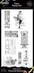 Arden Creative Studio - Clear Stamps - Maker Series - Chronicle Remnants by Katie Pertiet