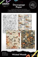 Arden Creative Studio - Decoupage Paper - Wicked Woods by Katie Pertiet