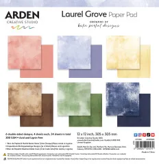 Arden Creative Studio - 12x12 Paper Pad - Laurel Grove - Solids