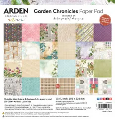 Arden Creative Studio - 12x12 Paper Pad - Garden Chronicles by Katie Pertiet