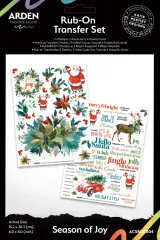 Arden Creative Studio - Rub-On Transfers - Season of Joy