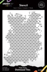 Arden Creative Studio - Stencils - Maker Series - Laurel Grove - Distressed Tiles