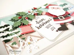 Schneidebogen A4 - Merry Christmas Backgrounds by Marleen