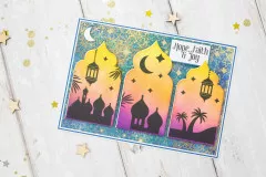 Clear Stamp & Cutting Die - Arabian Nights - Magical Window Scene