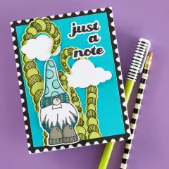 Spellbinders Cling Stamp & Die Set - No Place Like Gnome