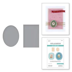 Spellbinders - Holiday Magic Wax Seal, Stamps & Dies Bundle - 2 Pack Frames