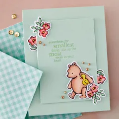 Clear Stamps & Cutting Dies - Say Cheese Classic Pooh Baby - Bundle of Joy