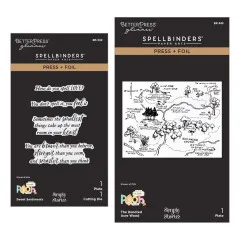 Spellbinders Hot Foil Plate - Say Cheese Classic Pooh Baby