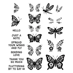 Stamp And Die Bundle by Simon Hurley - Blooming Butterflies