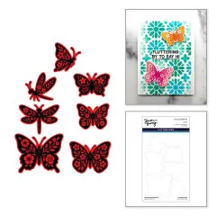 Stamp And Die Bundle by Simon Hurley - Blooming Butterflies