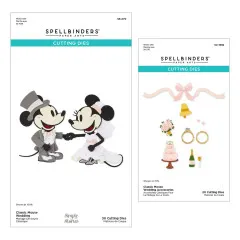 Spellbinders Etched Dies Bundle - Classic Mouse Wedding by Simple Stories