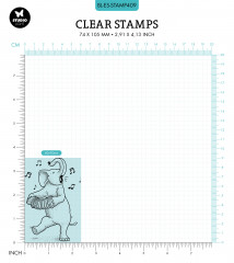 Studio Light Clear Stamps - by Laurens van Gurp Nr. 409 - Singing Elephant