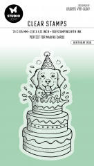 Studio Light Clear Stamps - by Laurens van Gurp Nr. 410 - Birthday Dog