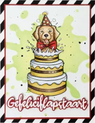 Studio Light Clear Stamps - by Laurens van Gurp Nr. 410 - Birthday Dog