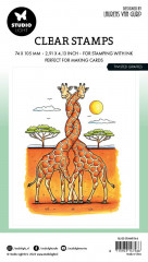 Studio Light Clear Stamp by Laurens Nr. 564 - Twisted Giraffes Studio Light Clear Stamp by Laurens Nr. 564 - Twisted Giraffes