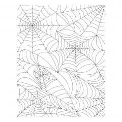 Press Plate - Spider Web Background