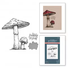 Press Plate & Die Set - Mushroom Duo