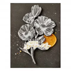 Press Plate & Die Set - Flower Stems