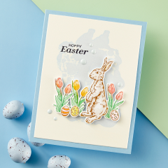 Press Plate & Die Set - Spring Bunnies