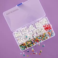 Press Plate & Die Set - Bestie Alphabet Beads