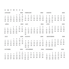 BetterPress Plate - Wonderland - DIY 2026 Calendar