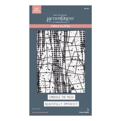 BetterPress Plate - Beautifully Imperfect - Grungy Background