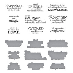 BetterPress Plate & Die Set - Wonder of Oz - Sentiments