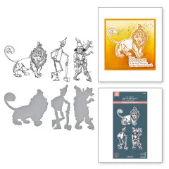 BetterPress Plate & Die Set - Wonder of Oz - Tin Man, Scarecrow & Lion