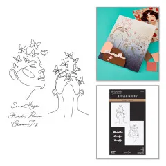 All My Senses - Press + Foil Plate & Die Set - Whisper Weave