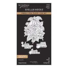 Magical Fuchsia - Press + Foil Plate & Die Set by Alex Syberia