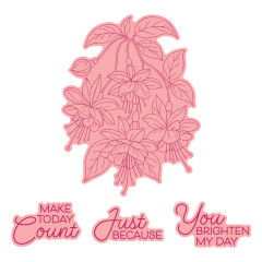 Magical Fuchsia - Press + Foil Plate & Die Set by Alex Syberia