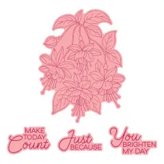 Magical Fuchsia - Press + Foil Plate & Die Set by Alex Syberia