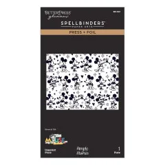 BetterPress - Press & Foil Plate - Classic Mouse Wedding - Happiest Place by Simple Stories