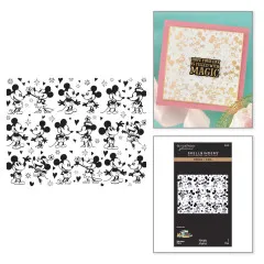 BetterPress - Press & Foil Plate - Classic Mouse Wedding - Happiest Place by Simple Stories