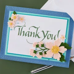 BetterPress - Press & Foil Plate - Upright Italic Everyday Sentiments - Thank You!