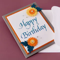 BetterPress - Press & Foil Plate - Upright Italic Everyday Sentiments - Happy Birthday