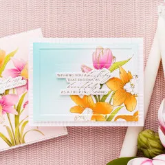 BetterPress - Press & Foil Plate - Yana's Tulips - Tulips and Daffodils
