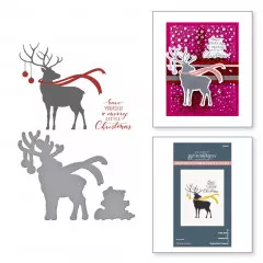 Press Plate & Die Set - Dashing Reindeer