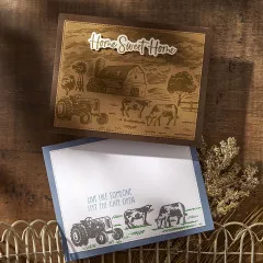 Farm Sweet Farm Registration BetterPress Plate & Die Set